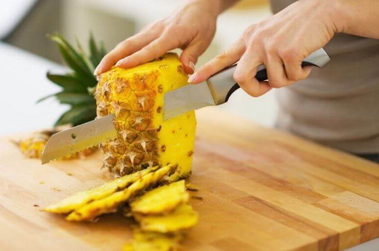 як обрізати ананас