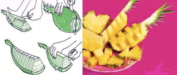 Як почистити ананас правильно