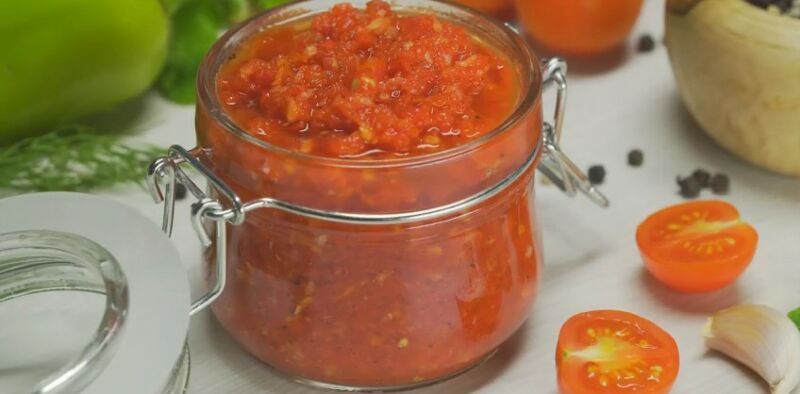 рецепти консервування салатів з помідорів