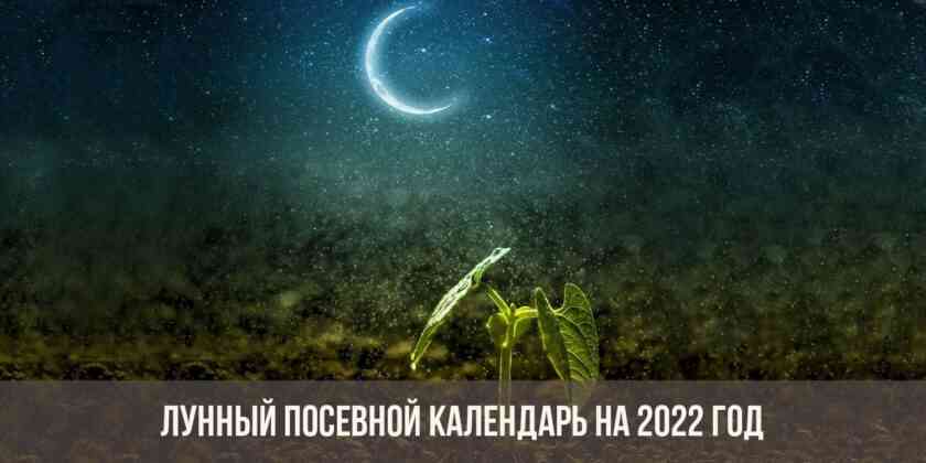 Місячний посівний календар на 2022