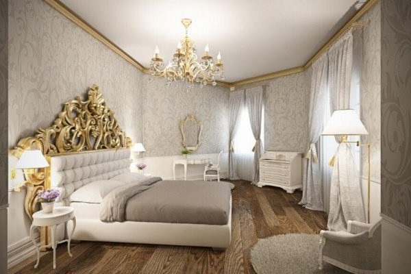 дизайн спальні в класичному стилі