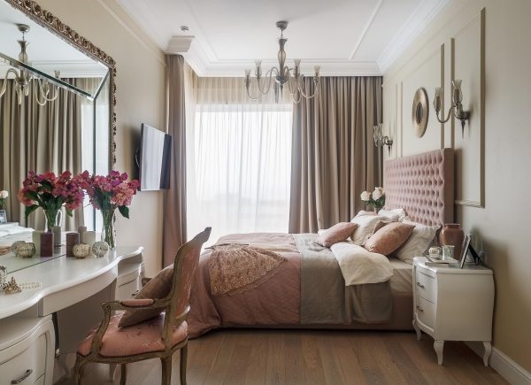 дизайн спальні в класичному стилі