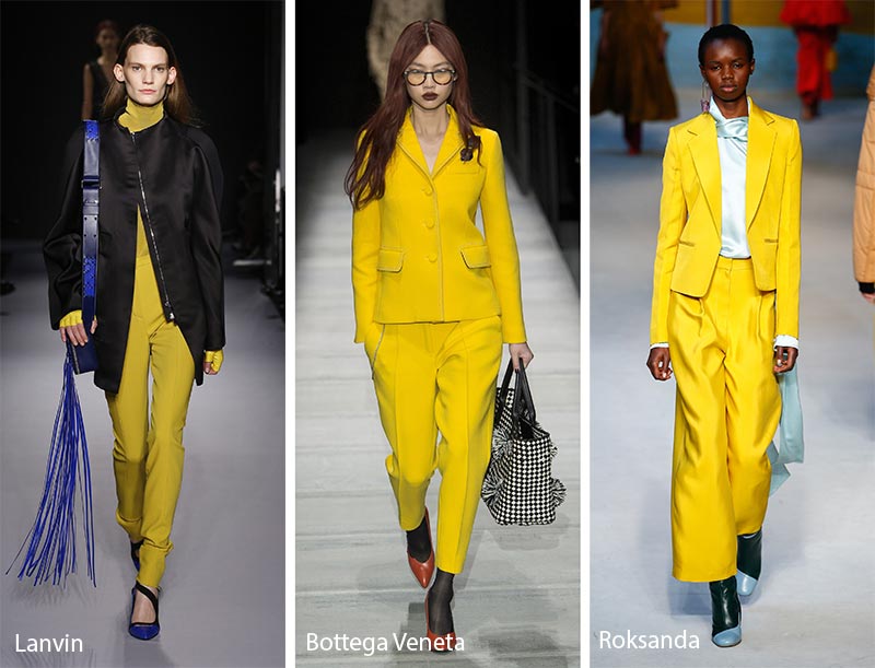 жовті жіночі костюми 2019
