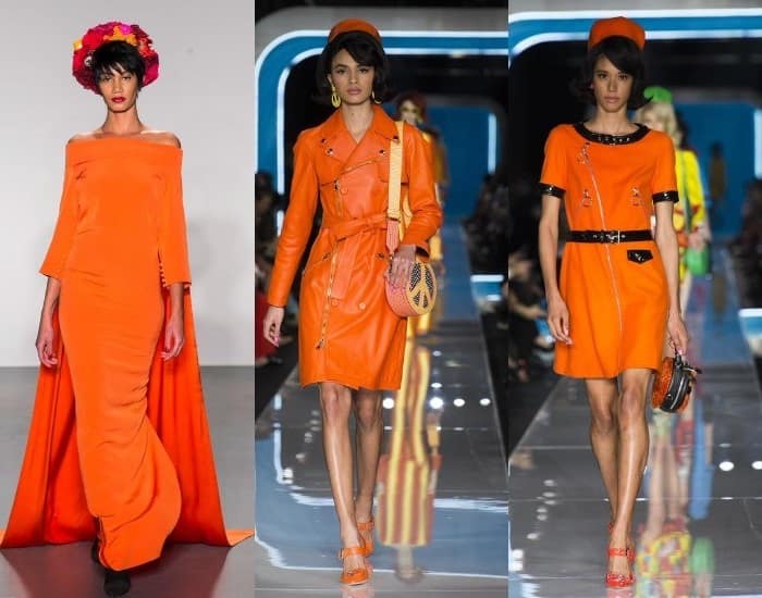 помаранчевий колір в жіночому одязі 2019