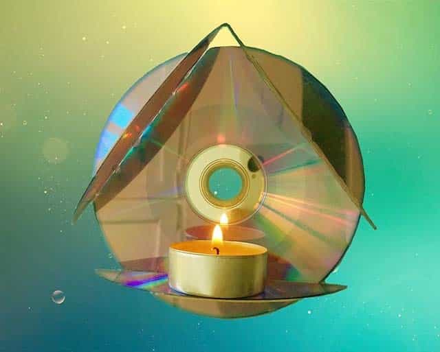 свічник з дисків