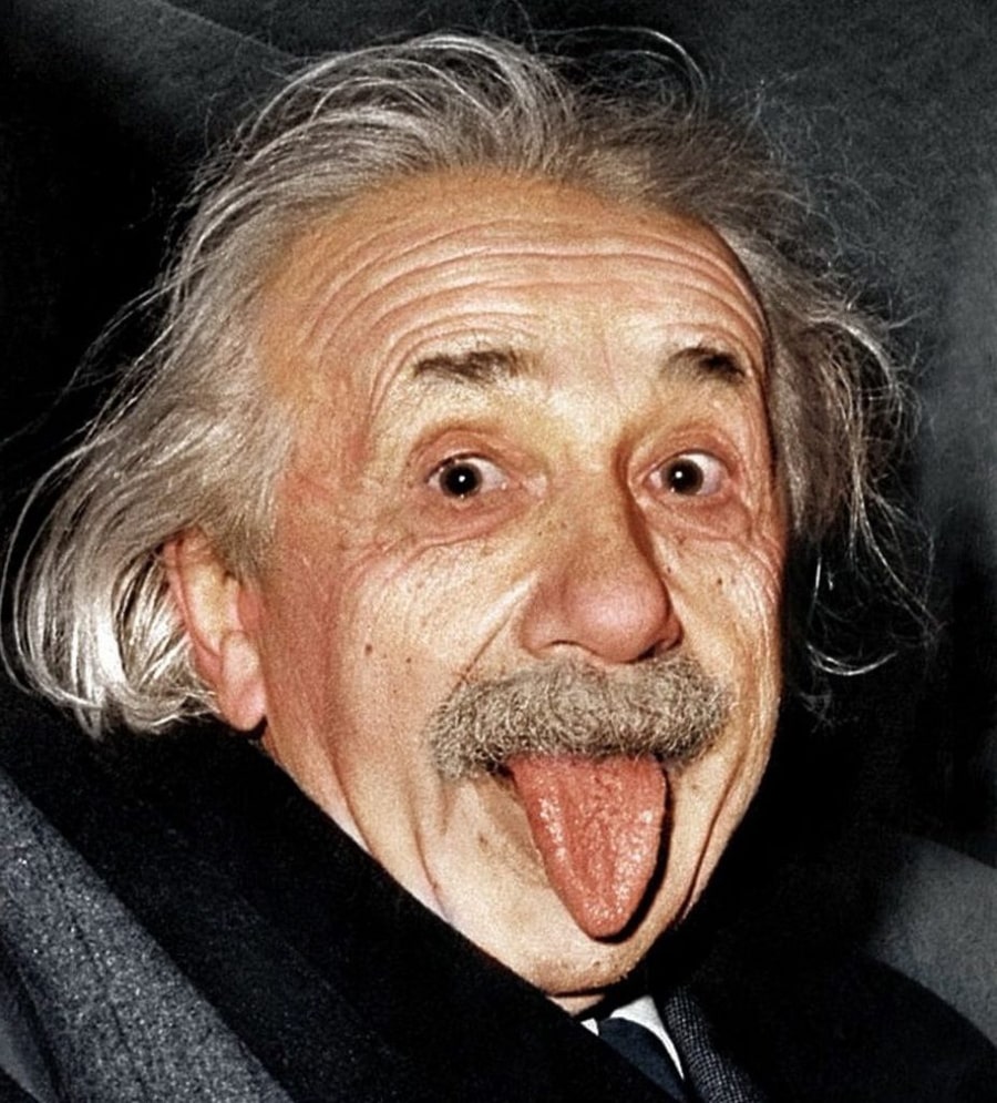 Чому Ейнштейн показав язик