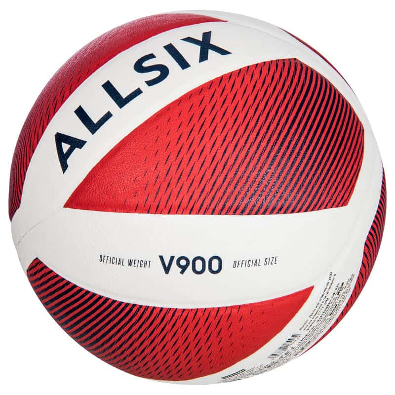 Волейбольный мяч V900 белый и красный