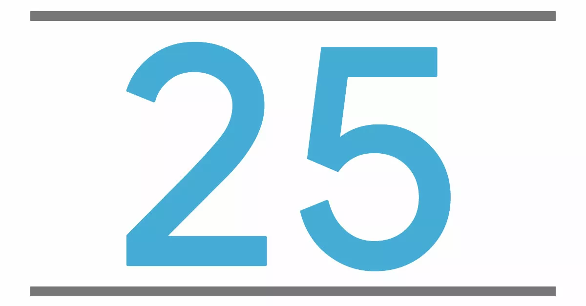 Какой 25. Число 25 картинка. Цифра 25 для презентации. Число 25 голубым цветом. Символика чисел 25.